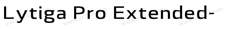 Lytiga Pro Extended字体转换